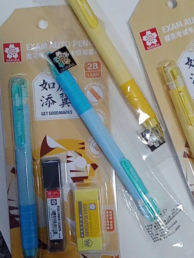 孩子考试答题卡专用笔，非常好用，樱花日本