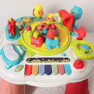 适合婴幼儿玩耍的多功能游戏桌