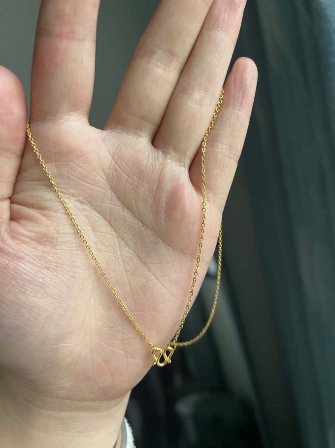 周大生黄金项链