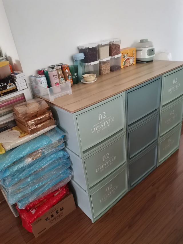 新品：爱丽思收纳箱木纹天板，我要躺平在上