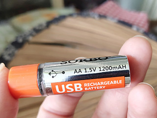 ​发现USB可充电锂电池! 不用充电器!