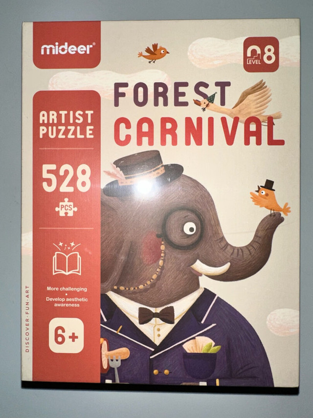 麋鹿的儿童产品质量都很好，儿子喜欢拼图，
