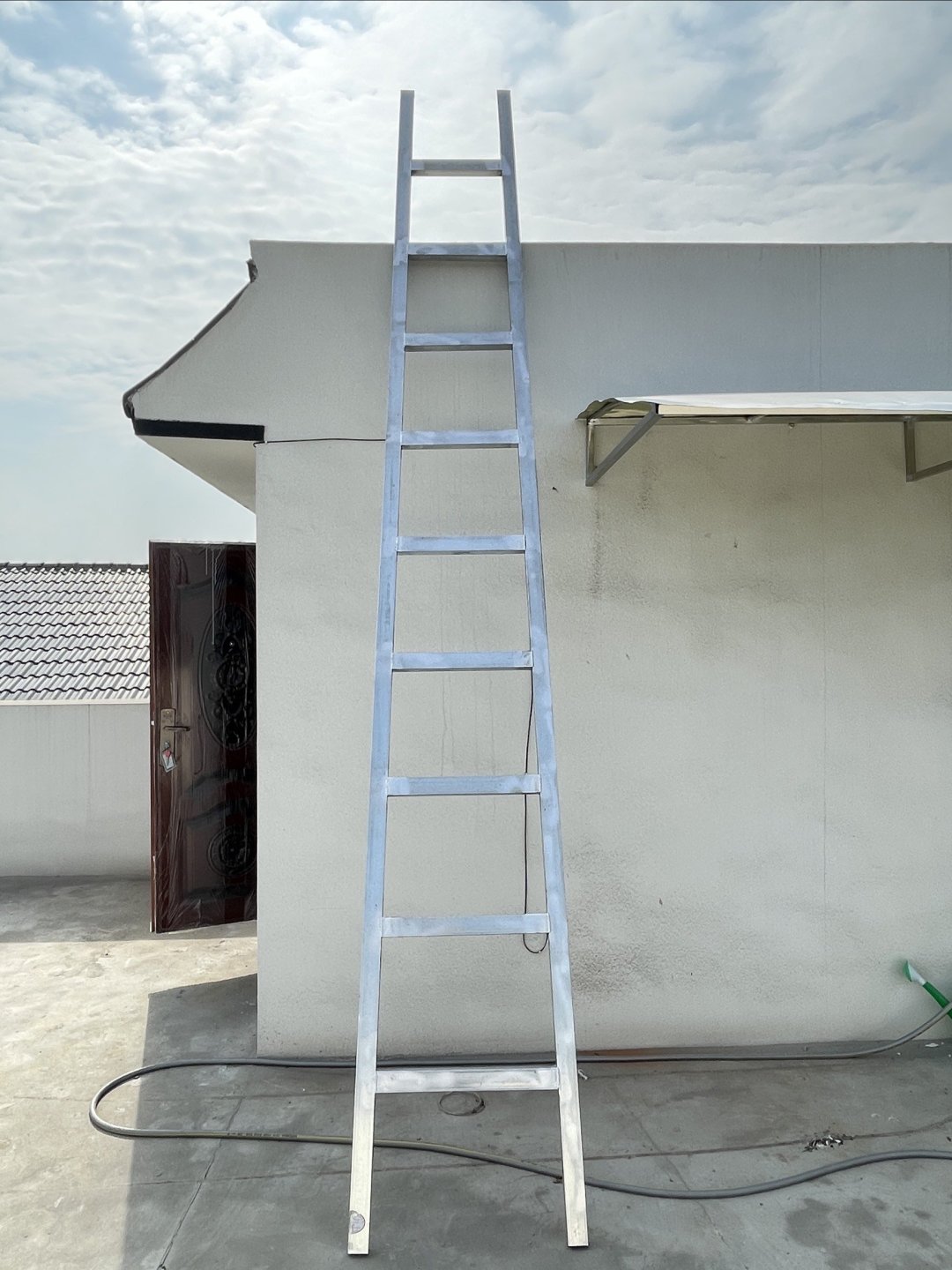 纯钢管焊的梯子,4米160,便宜吗