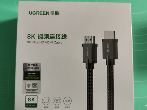 线材造工精良，传输稳定，4K播放没有任何