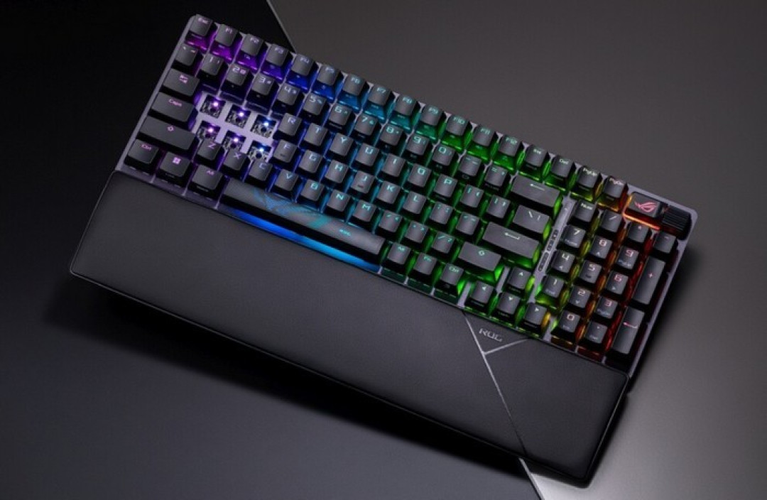 华硕发布 rog strix scope ii 96 无线机械键盘,首发rog nx snow雪轴