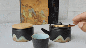 千里江山美如画，泡茶、喝茶茶具怎么选？苏氏陶瓷手绘彩画茶具泡好茶