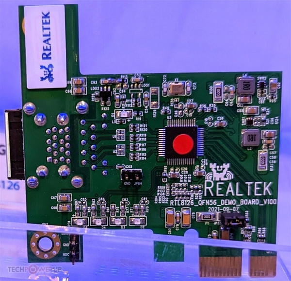 1.7W超低功耗，5Gbps速率：Realtek 展示 RTL8126-CG 千兆网卡