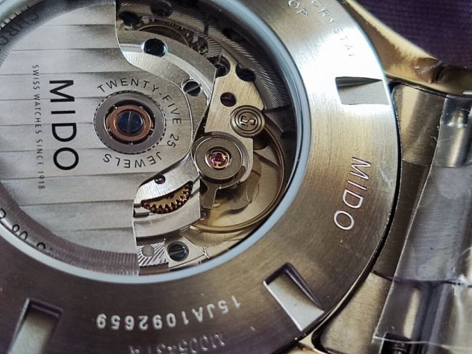 美度男款机械表怎么样 实际上手比图片好看,日内瓦纹图._什么值得买