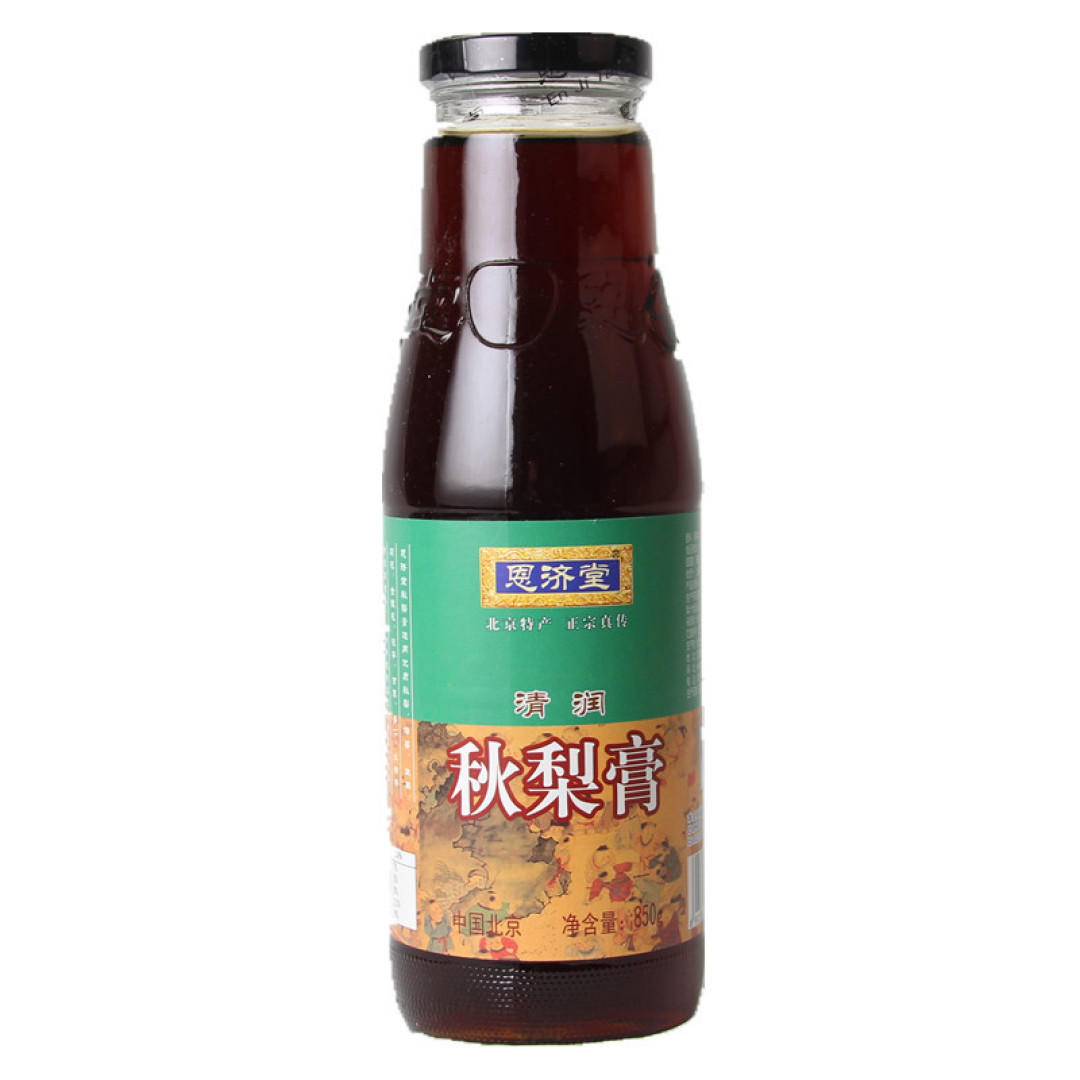 因为感冒咳嗽买的秋梨膏