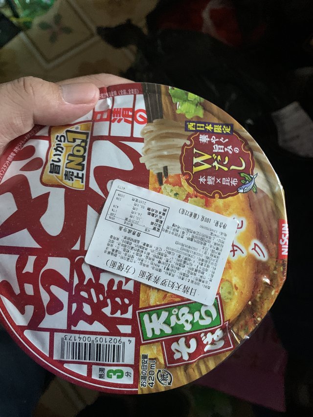 日清天妇罗荞麦面
