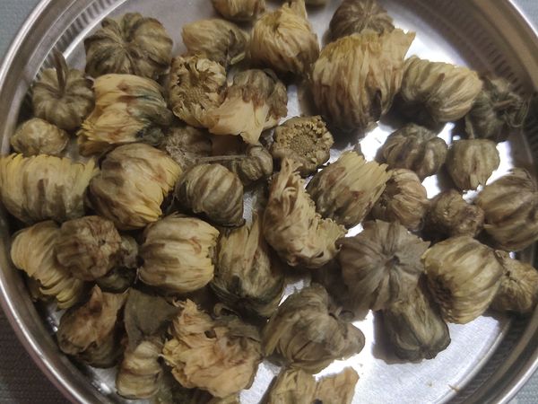 清香的胎菊泡水，好喝！