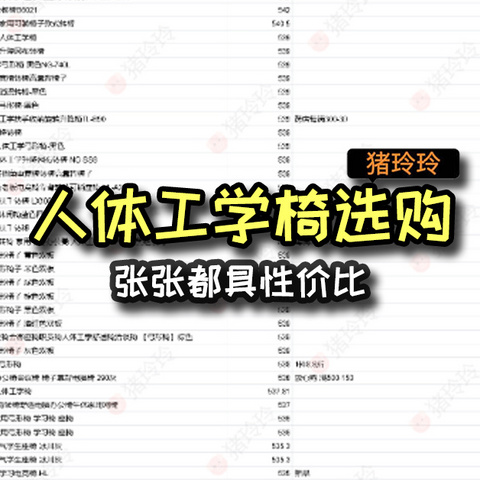 618人体工学椅选购指南，张张都具性价比，建议收藏