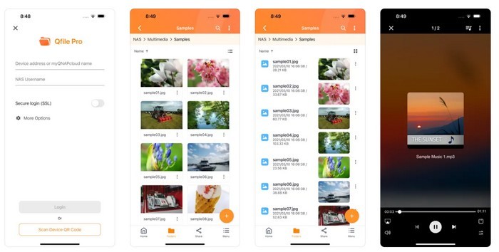 威联通上线 Qfile Pro 手机 APP、手机/平板影音快速备份至NAS、远程分享