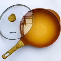 陶土不粘炒锅：养生陶土 轻油少烟