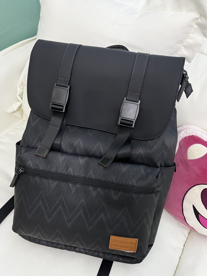 新秀丽男士双肩包怎么样 款式设计:很喜欢这款式,对比了._什么值得买