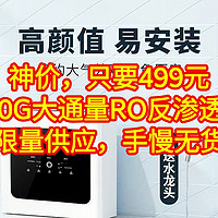 神价，只要499元到手600G大通量RO反渗透机。限量供应，手慢无货，赶紧上车。