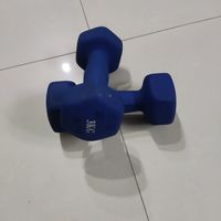居家健身的好物浸塑哑铃