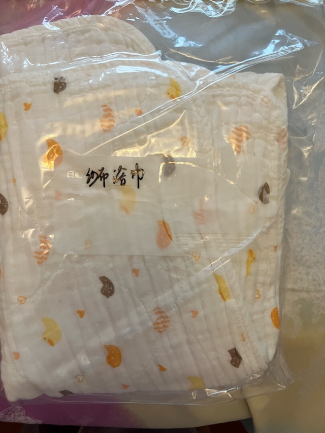 一共在全棉家买了4条纱布浴巾，全棉家纱布