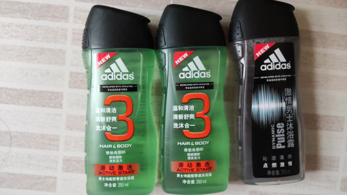 阿迪达斯沐浴产品