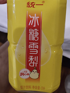 统一冰糖雪梨1L