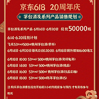 6.14-6.20京东飞天茅台及系列酒放量50000瓶！还不开试试？～先预约在抢购