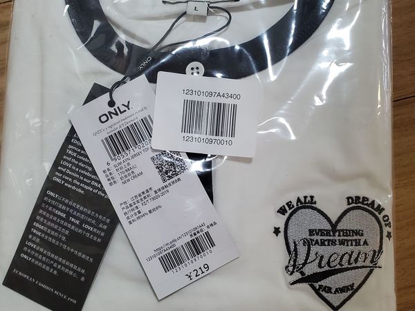 ONLY夏季新款时尚休闲短袖