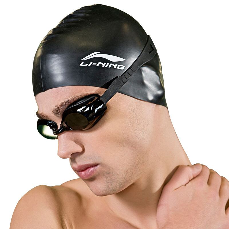 游泳镜首选品牌，李宁508-1黑色值得信赖