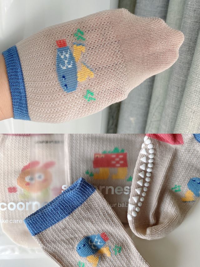 崽崽的防滑袜收到了，来pian pian🤭