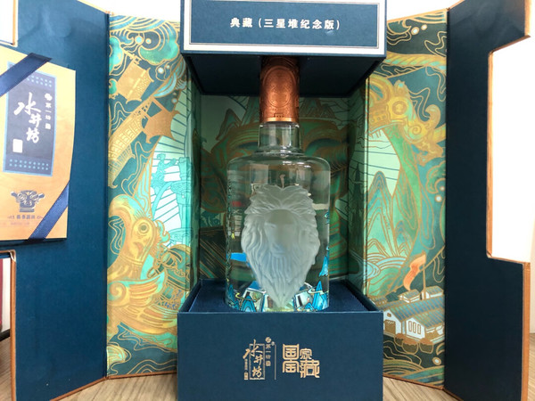 这款三星堆的酒太漂亮了,艺术品一样,都不