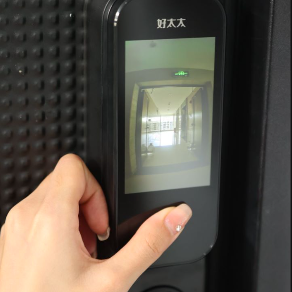 门锁测评：好太太3D人脸识别密码锁可视猫眼智能锁指纹锁V86MAX