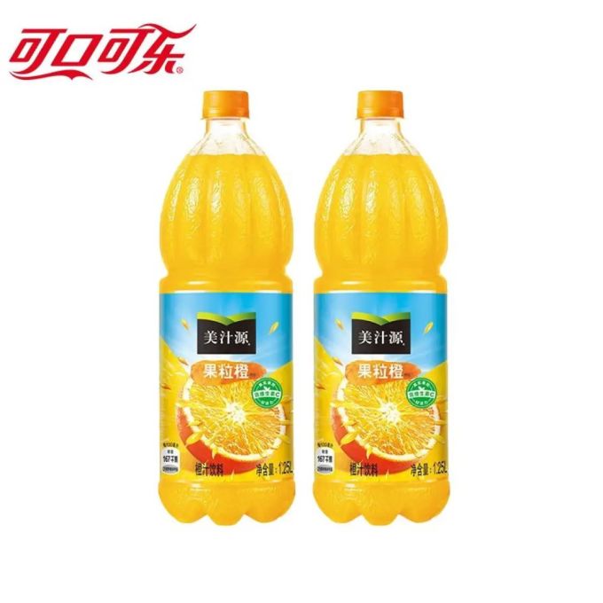 10:45:48 fanta芬达可口可乐(coca-cola)美汁源果粒橙果汁果味饮料1