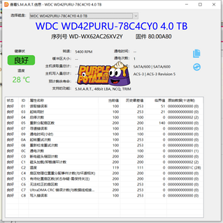 惊呆！365元的西数4T紫盘数据不如二手旧盘