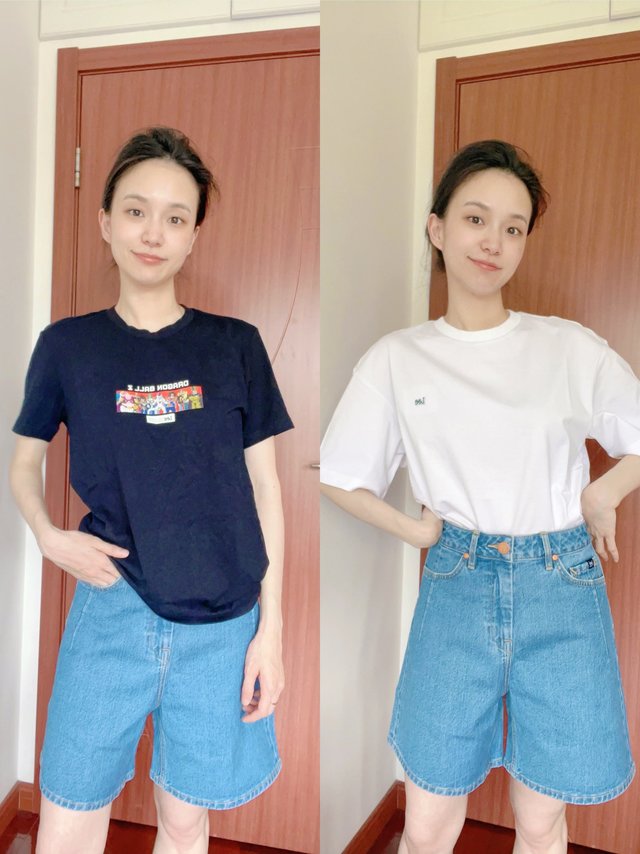一条百搭好看的牛仔中裤分享
