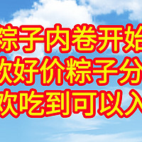 最低只要14元，五款粽子促销好价总汇，喜欢吃粽子的同学可以看看