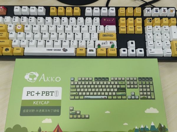 akko键帽，效果不错