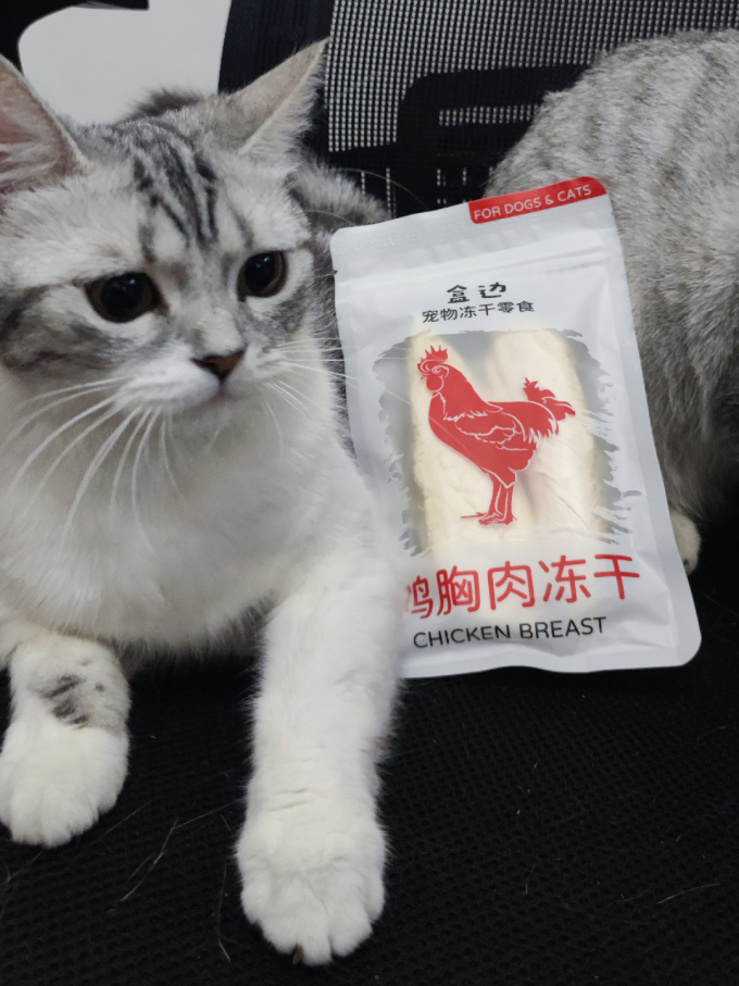盒边猫咪冻干零食