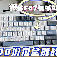 200价位机械键盘全能战士，狼蛛F87