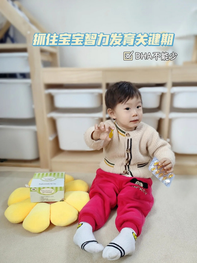 抓住宝宝👶🏻智力发展关键期|DHA不能少