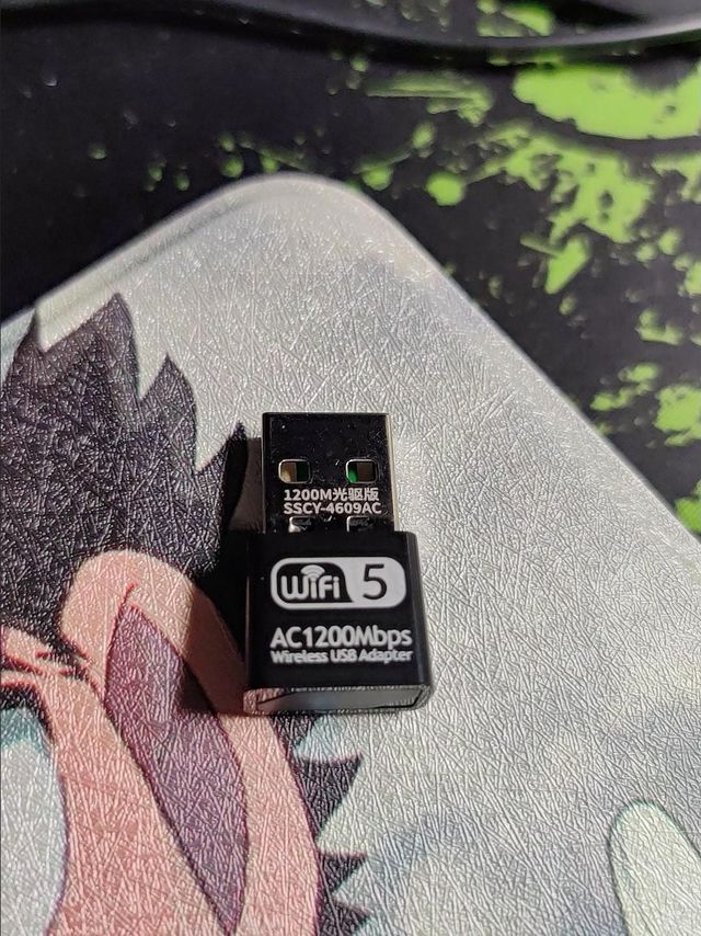 用了这款无线接收器，台式机也不用接网线了
