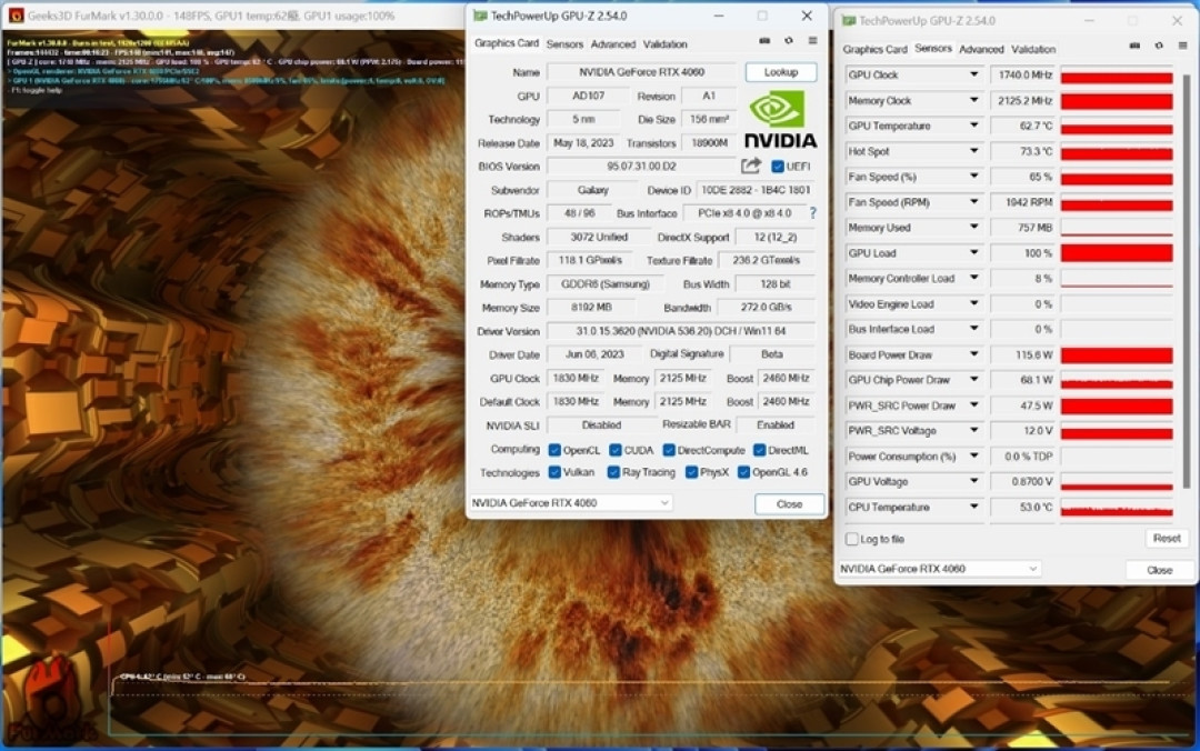 影驰 RTX 4060 金属大师首发评测：能效比两倍于 RTX 3060