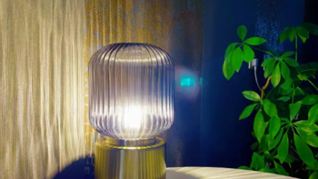 别样的氛围灯，宜家索尔克林台灯+博联智能LED全彩灯泡
