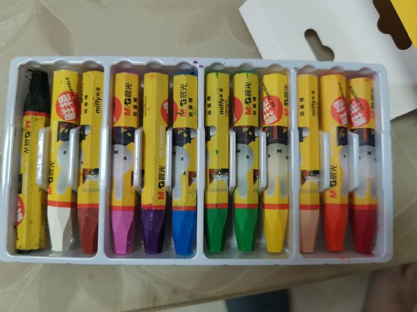 晨光油画棒