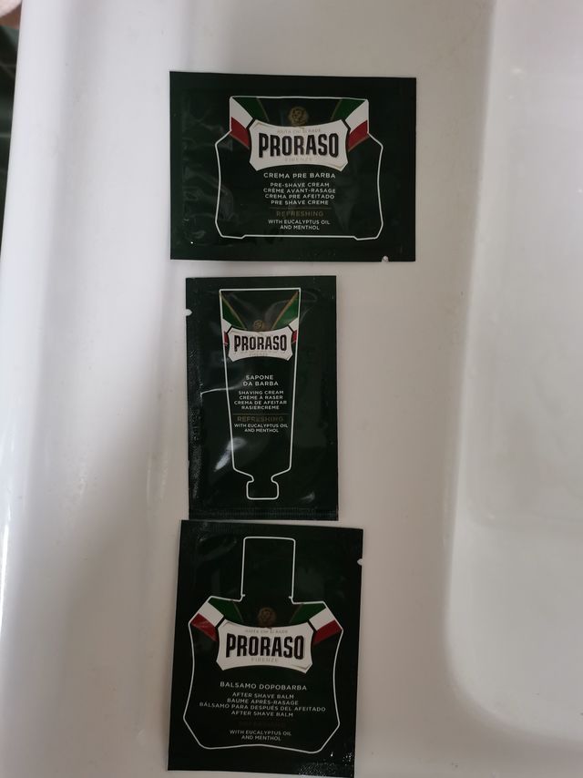 剃须就要剃全套—意大利proraso剃须小样套