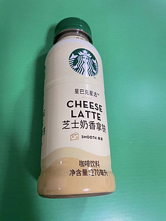 星巴克星选芝士奶香拿铁咖啡270ml