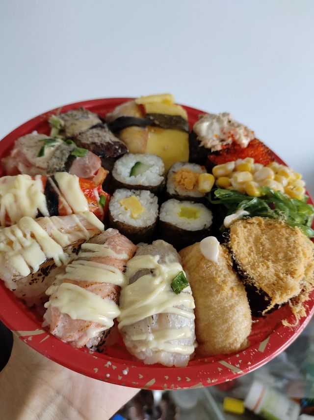 这样一盘子寿司🍣你想吃吗