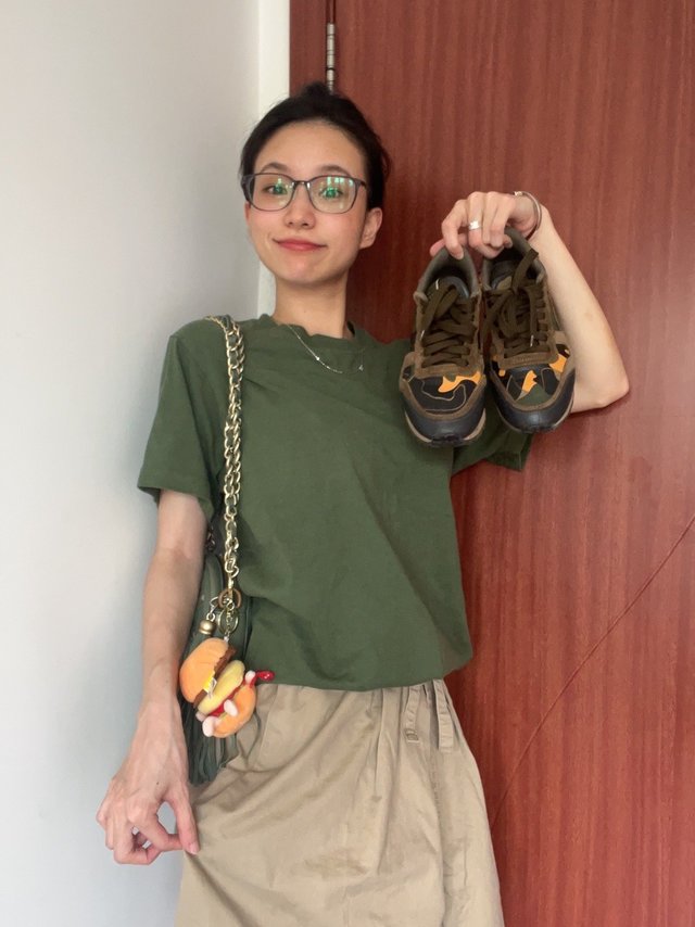 今天是绿色好心情！主打一个绿色系穿搭