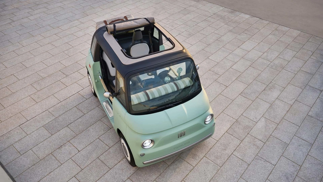 菲亚特推出纯电微型车 topolino:两门两座,车长仅 2.53 米