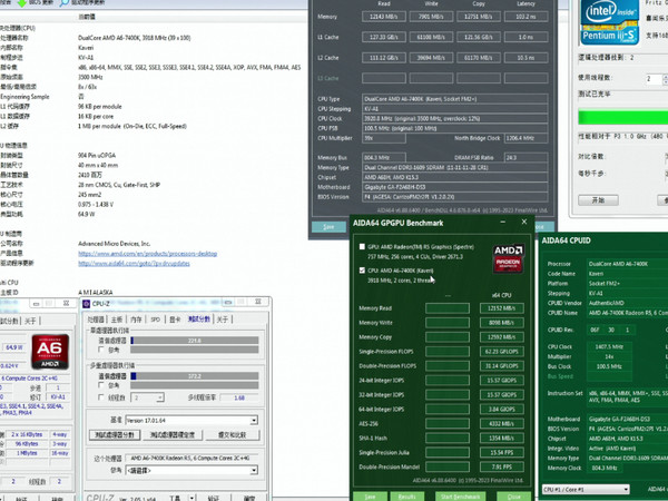 AMD A6-7400K+960大战原神
