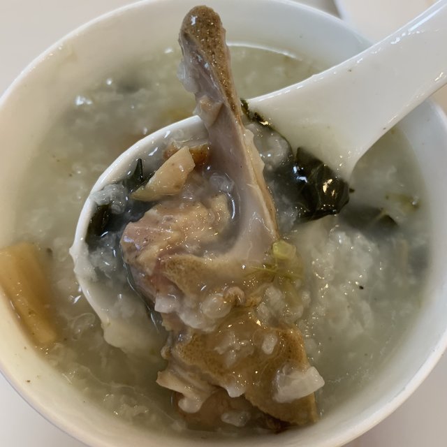 菜干咸骨粥，好吃又降火