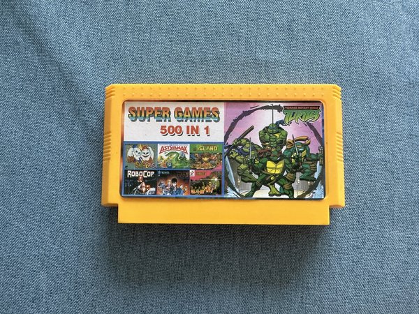 500合一卡带！小时候有这个就是孩子王了